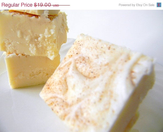 SALE Julie's Fudge - Holiday EGGNOG - 12 PIECES (1 pound)