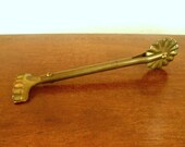 Brass Pastry Pie Tool Cutter Crimper Jagging Wheel Antique