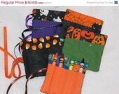 SALE Set of 5 Halloween mini crayon rolls will hold 4 crayons School parties and treats Quantity discounts Il_170x135