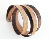 Birch bark wrap bracelet