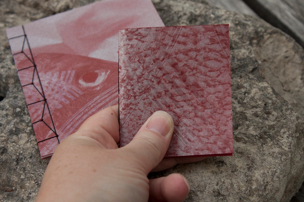 Mini Red Scales Notebook