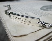 sterling ID bracelet - personalized with your own custom words - made to order