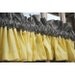 Yellow And Grey Valance 52"x12" Rod Pocket Unlined Curtain Living and Bedroom Decor And Housewares Curtain Panels Window Treatments