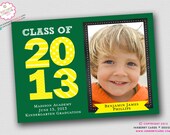 Kindergarten Grad - Child's Graduation Announcement (Digital File OR Cardstock Printed Cards Also Available) Il_170x135