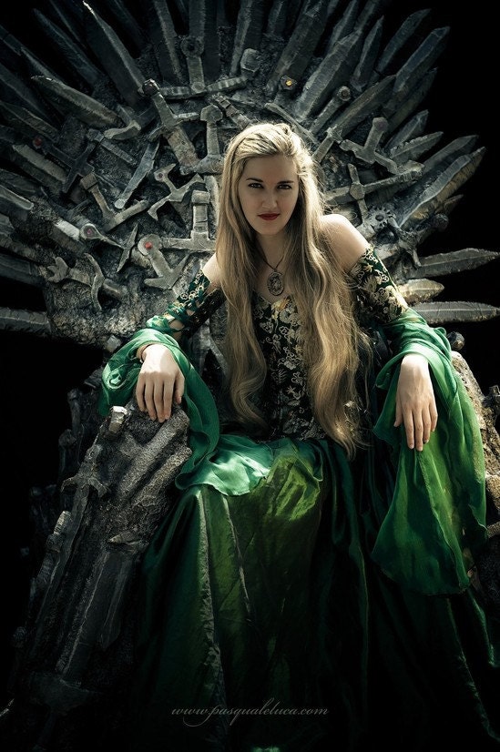 Cersei Game of Thrones Medieval Corset Gown Custom