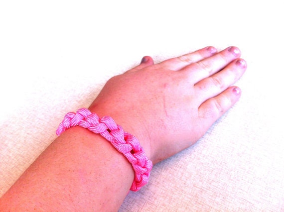 Children's Bracelet, Any Color, Handwoven Paracord Bracelet, Survival Gear