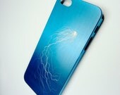 iPhone 5 5g Case BLUE JELLYFISH