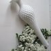 Vintage Fenton Milk Glass Hobnail Tall Handkerchief Vase