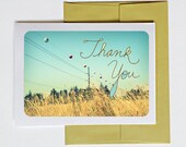 Thank You / rural Oregon - blank greeting card