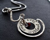 Love Without Fear Pregnancy Birthstones Necklace