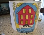 Grain bag lamp shade, War Eagle Mill Rogers Arkansas