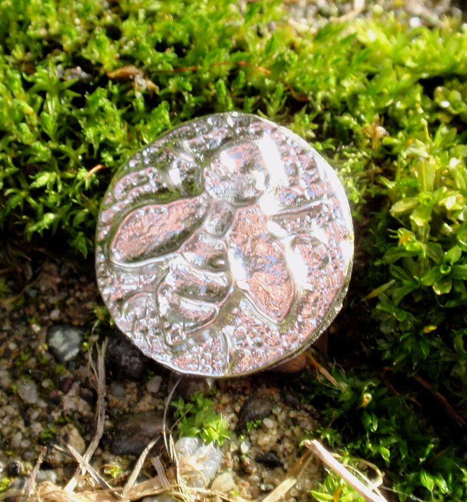 Five Pewter Bee Buttons
