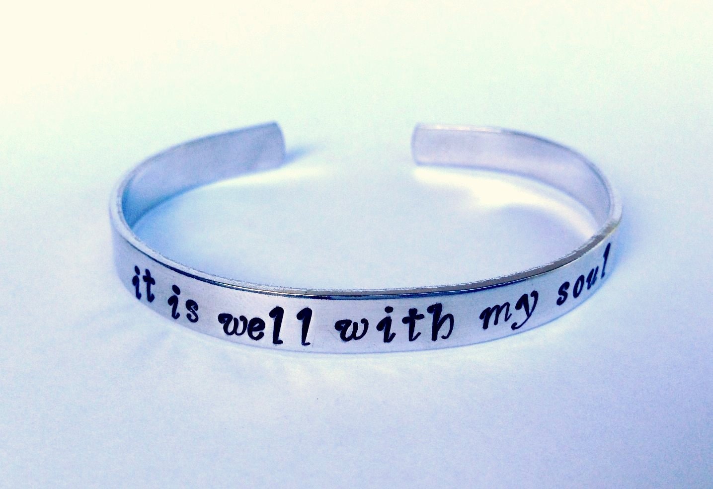 It is well with my soul- Cuff Bracelet