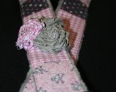 DSLR Camera Strap, Patchwork with Flower Detail and Quick Release Buckles - Punk Rock Princess