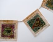 praying for spring - garland, banner, bunting, flags, prayer flags