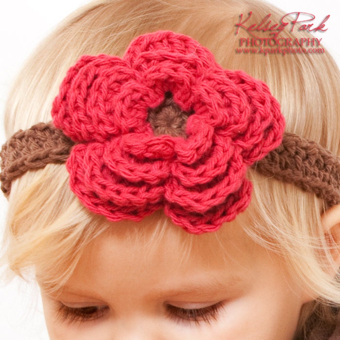 Instant Download - Crochet Pattern - Headband, Flowers, Bows Crochet Pattern (All sizes)