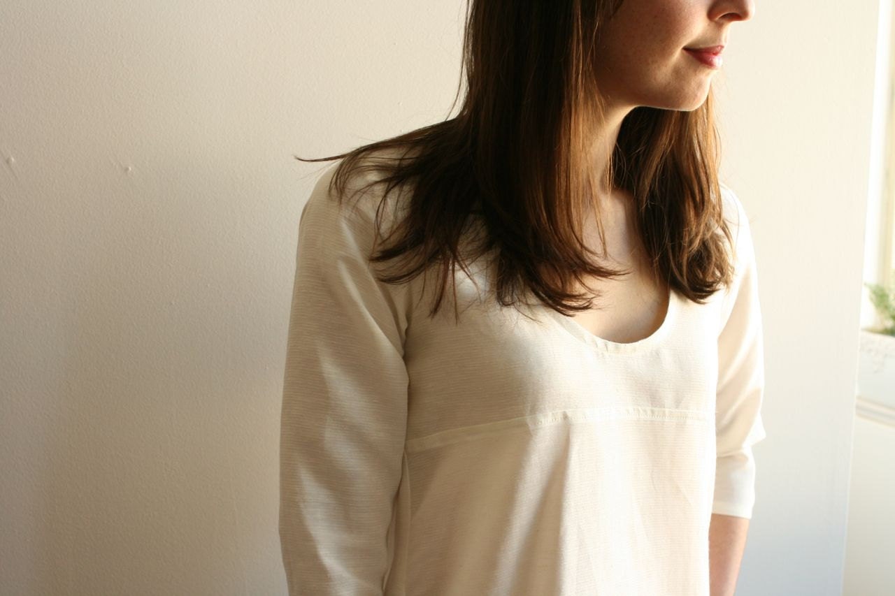 anjou dress - natural ( x, s, m, l )