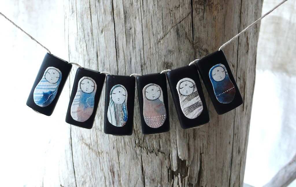 Bamboo Tiles, Wind Prayers, Dedicated To Jizo Bodhisattva