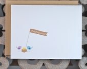 Pregnancy Announcement Cards . Expecting Baby Cards . Pregnancy Announcement  - Growing Nest