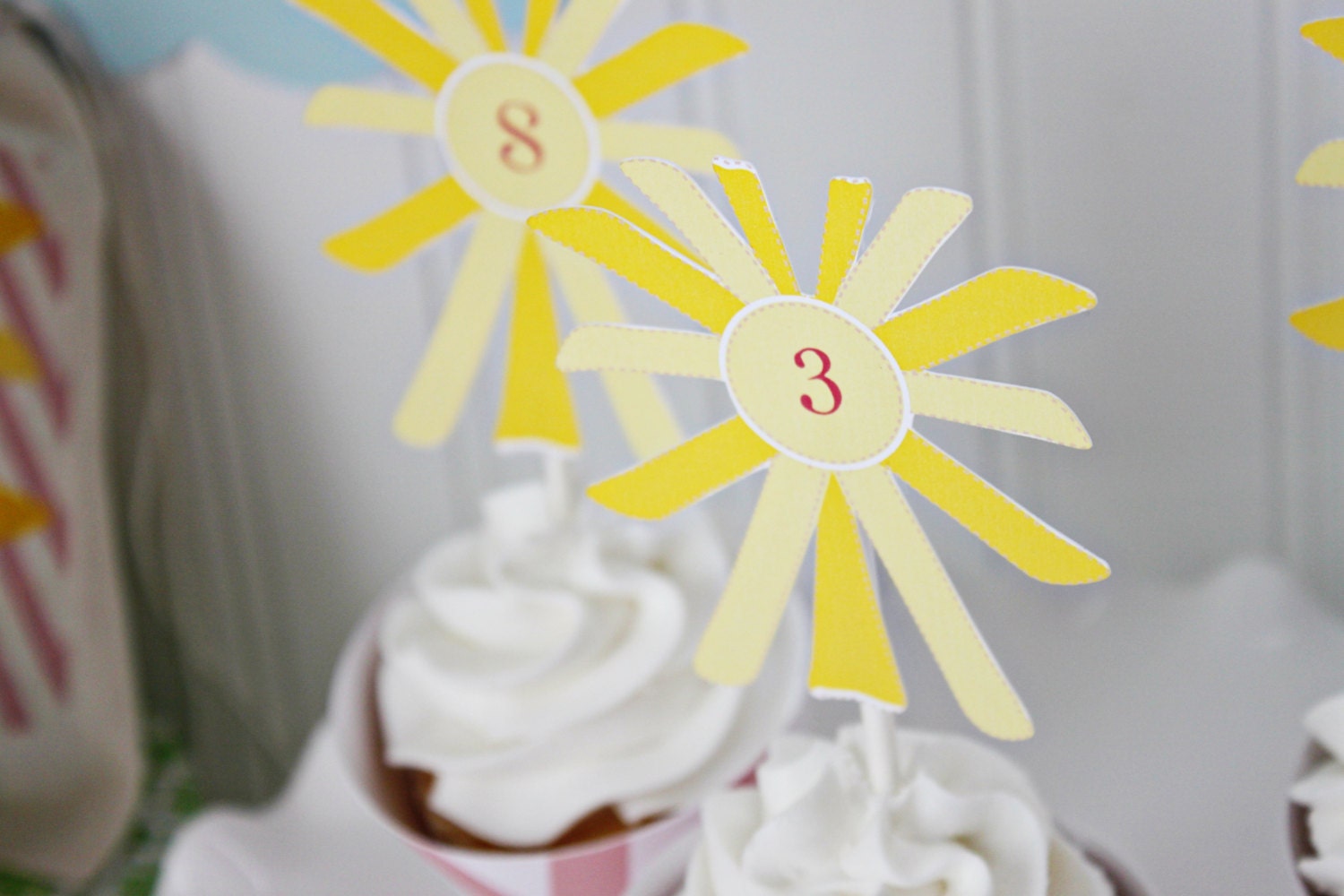 You are my Sunshine Personalized Cupcake Toppers