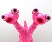 Cute Two Headed Monster Plush Toy by Adopt an Alien named Sweetums and Sugar