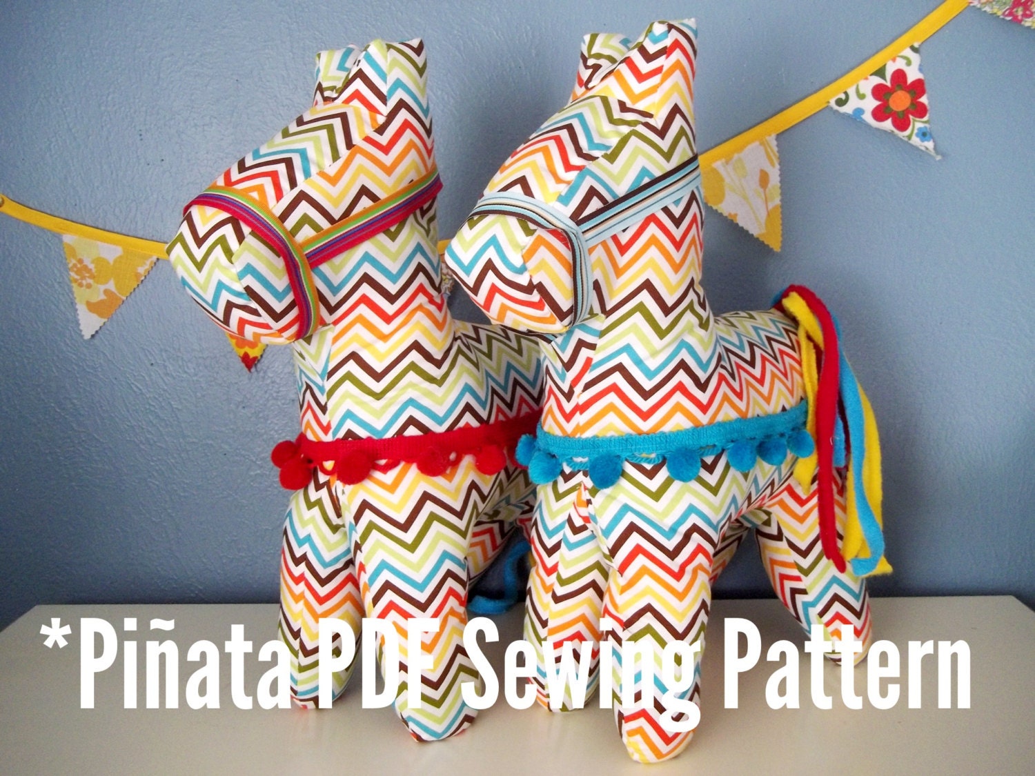 Cinco de Mayo Plush Pinata PDF Sewing Pattern