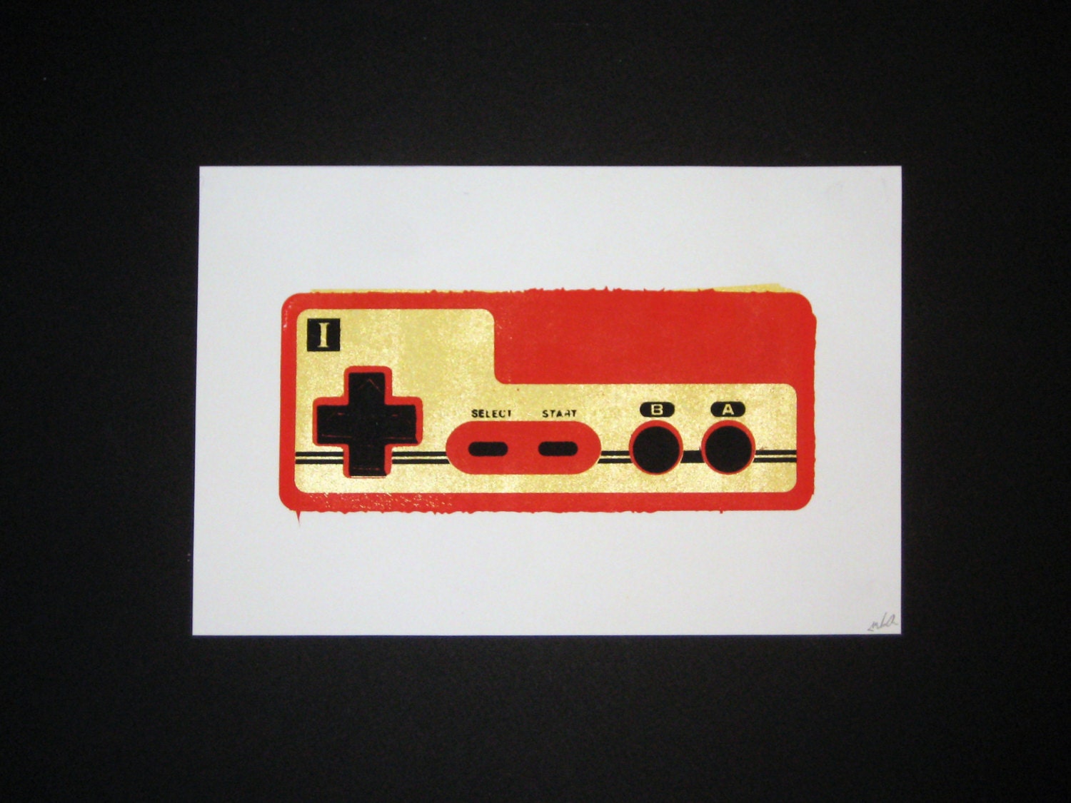 NES and Famicom Controller Screen Print Set