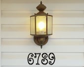 Set of Four ( 4" ) Metal House Number    (GAW)