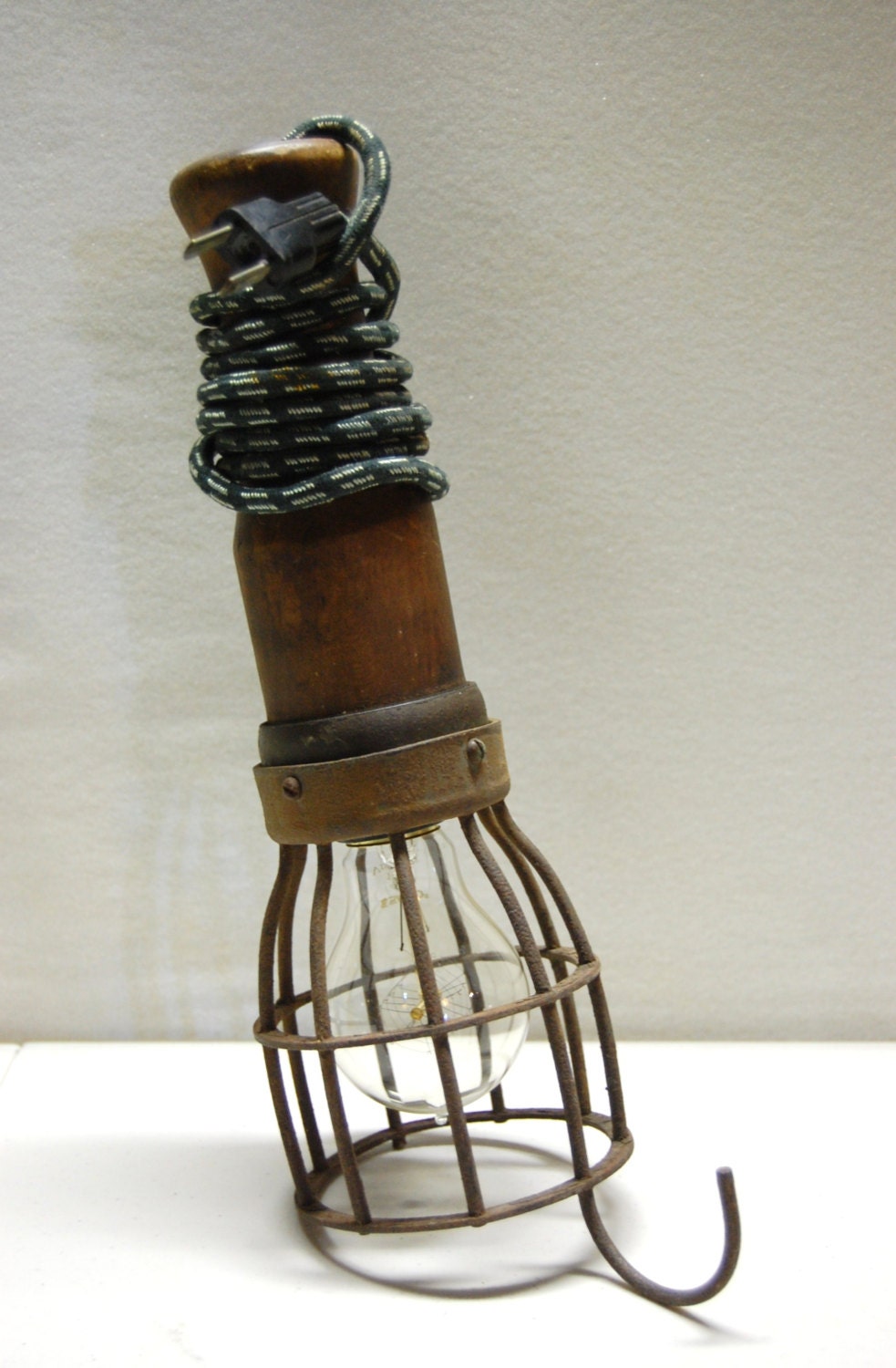 Industrial Rustic Metal Cage Trouble Pendant Light Drop Light