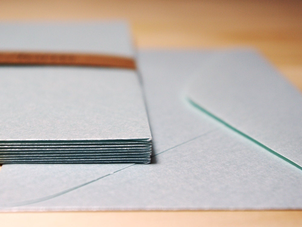 Baby Blue Shimmer Envelopes / Size 11B / 10/Pk
