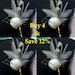Woodlands Bridesmaids Headpieces, Bridal Flower Hair Fascinators, Men Boutonnieres, Feather Bouts Pins, MELIANA MINI 4 Pieces