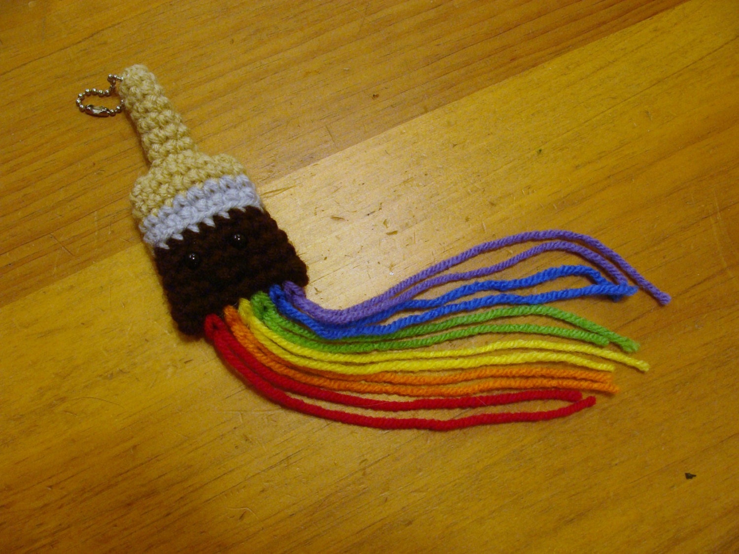 10 Dollar Tuesday - Super Awesome Rainbow Paintbrush Keychain by Yummy Pancake