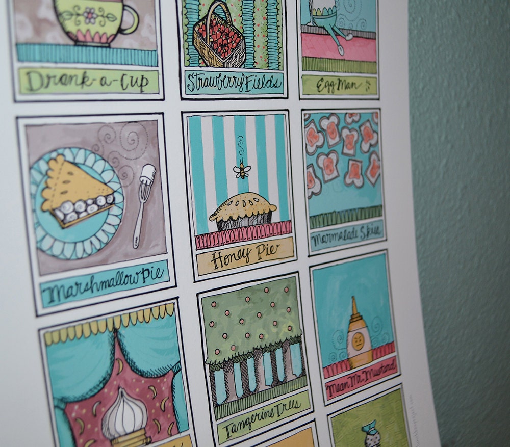 Beatle Food Print