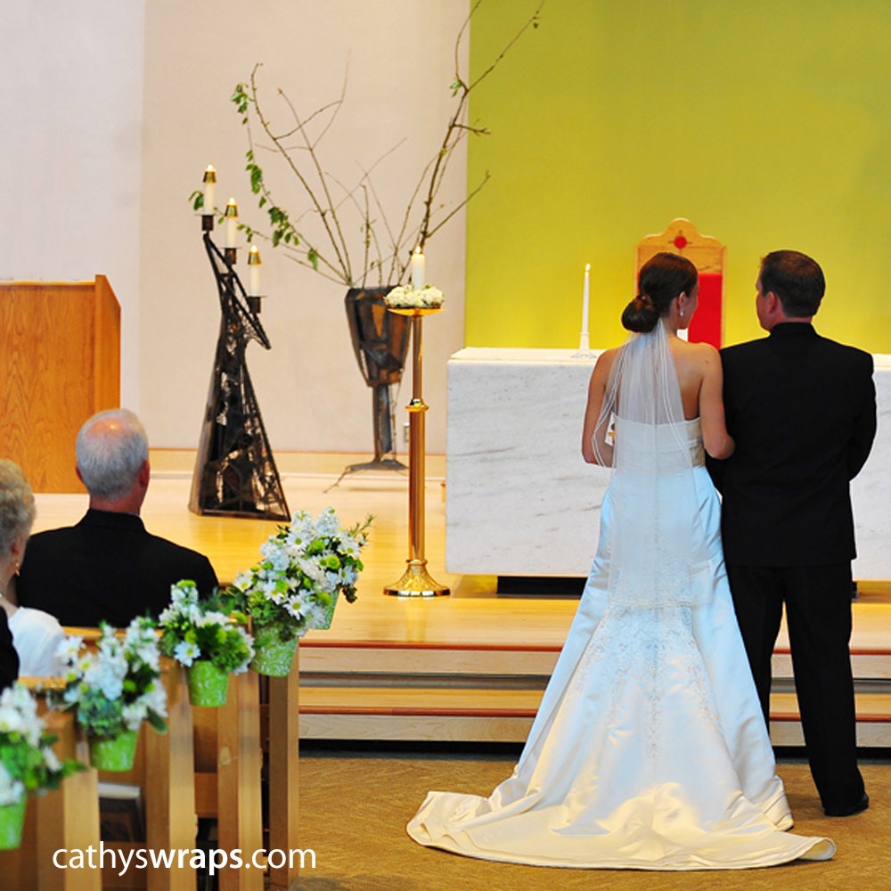 8 NEW CHURCH Wedding Aisle Decorations, Wedding Flowers & Doeys Church Pew Clip, Pew Cone, Aisle Marker, Pew Decoration