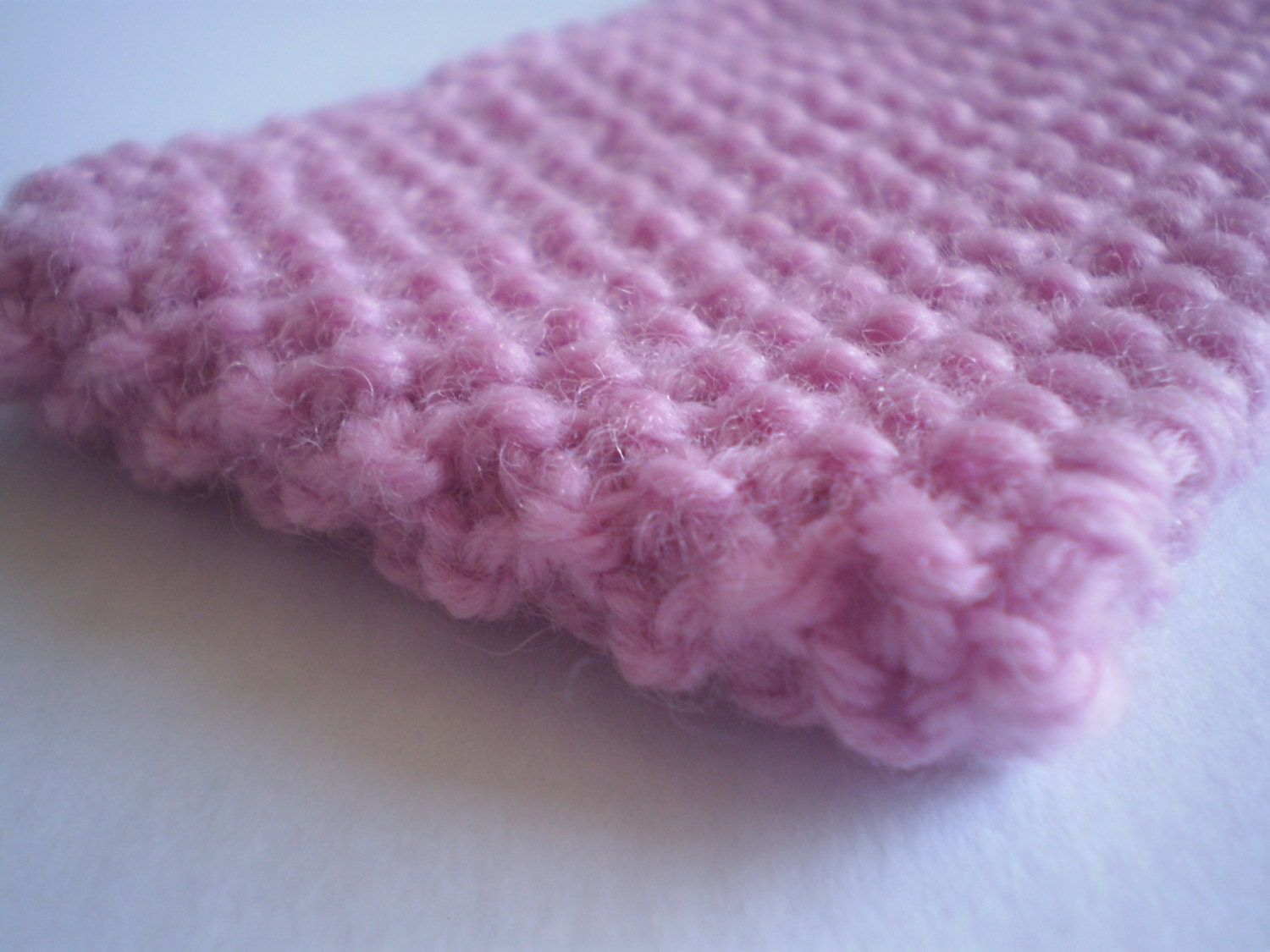 Hand Knitted Coffee Mug CozyCosy Made from Pink Wool