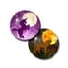 Moon  Digital Collage Sheet 1" Round Images Cats Dragons Unicorns Butterflies Dragonflies Balloons Wolf Owl INSTANT DOWNLOAD