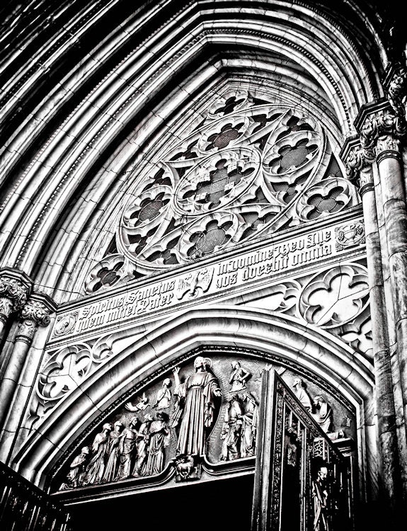 St. Patrick's Cathedral Open Door New York Fine Art Photograph