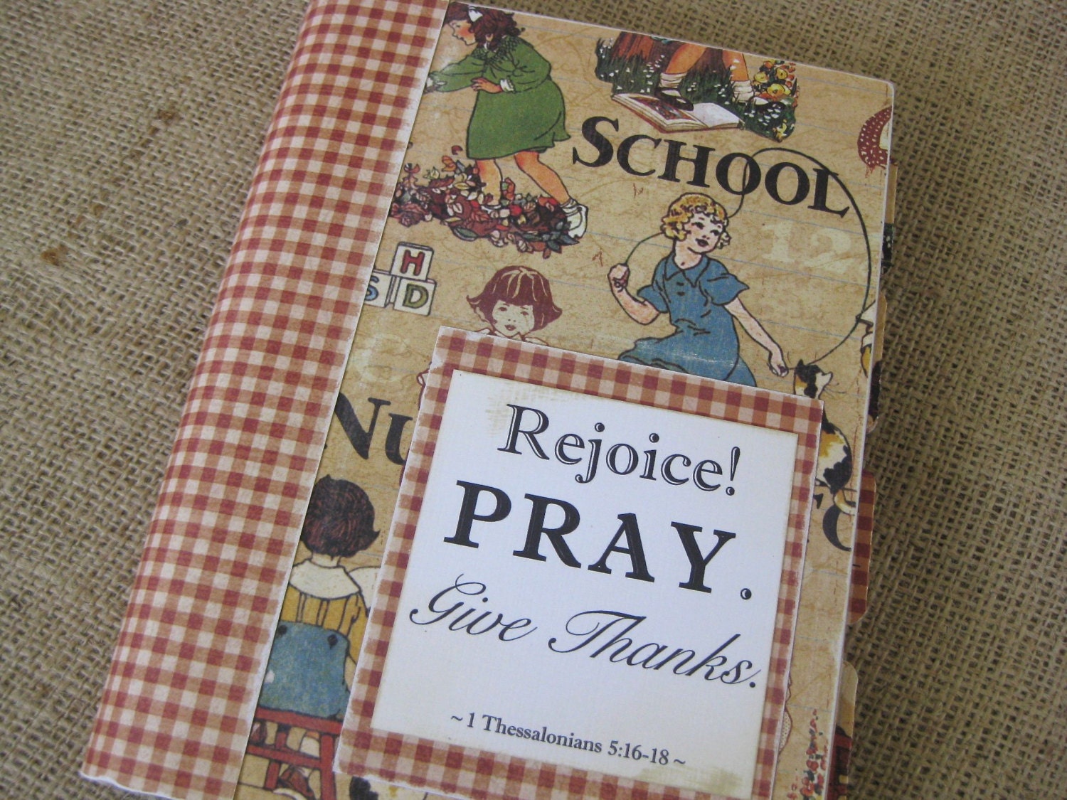 Legacy Prayer Journal, Bound Book, Vintage School Days