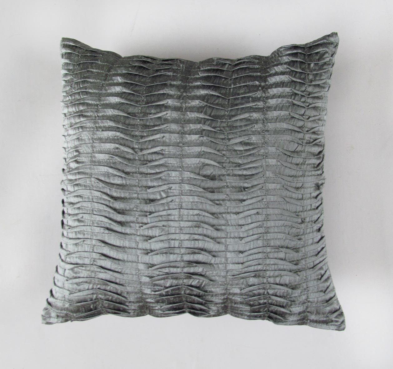 silver gray pillow 16 inch throw pillow cover IN STOCK