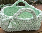 Cotton Knit Tote Bag