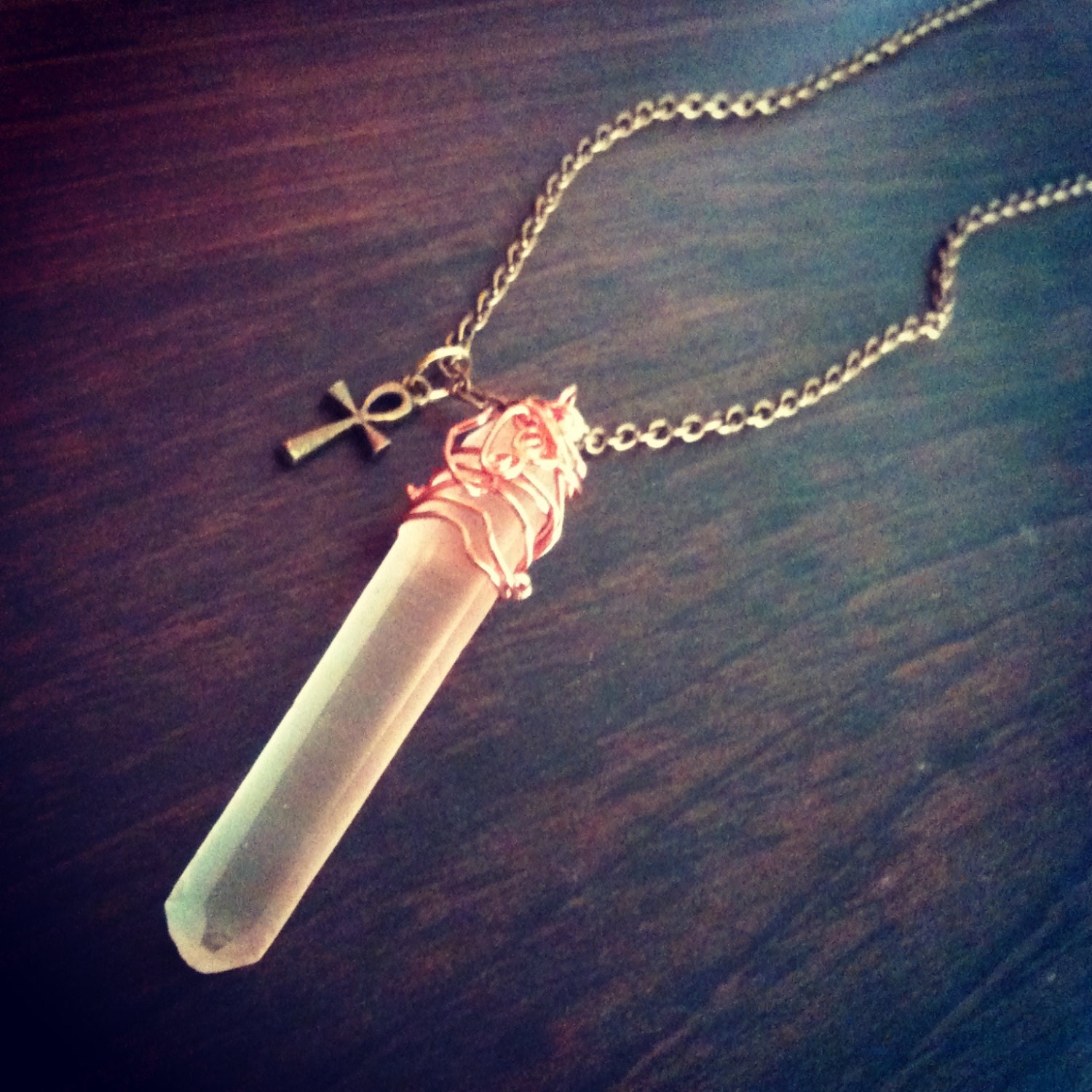 Lemurian Quartz Necklace
