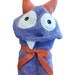Handmade Little Monster hooded towel in purple