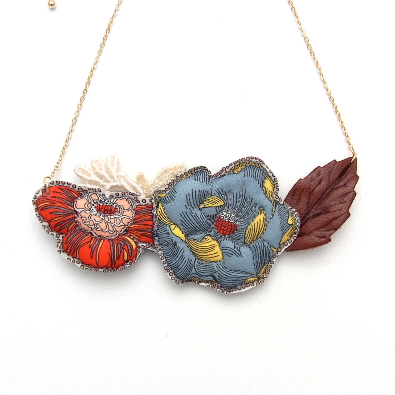 Nuno Hana Quilting Necklace B