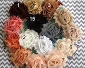 Two Shabby Flower Hair Clip You Select The Colors