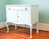 buffet antique shabby chic vintage aqua tiffany server tv beach cottage blue turquoise prairie beach