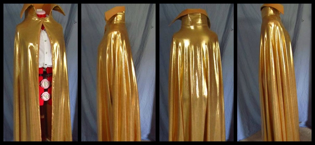 Custom Made to Order Adult Super Hero Capes, with or with out tall/stylized collar, pick your color & fabric (great gift for dad)