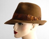 Wool Fedora Trilby Hat- Fall Fashion- Men- Women- Winter Accessories- Spring Fashion