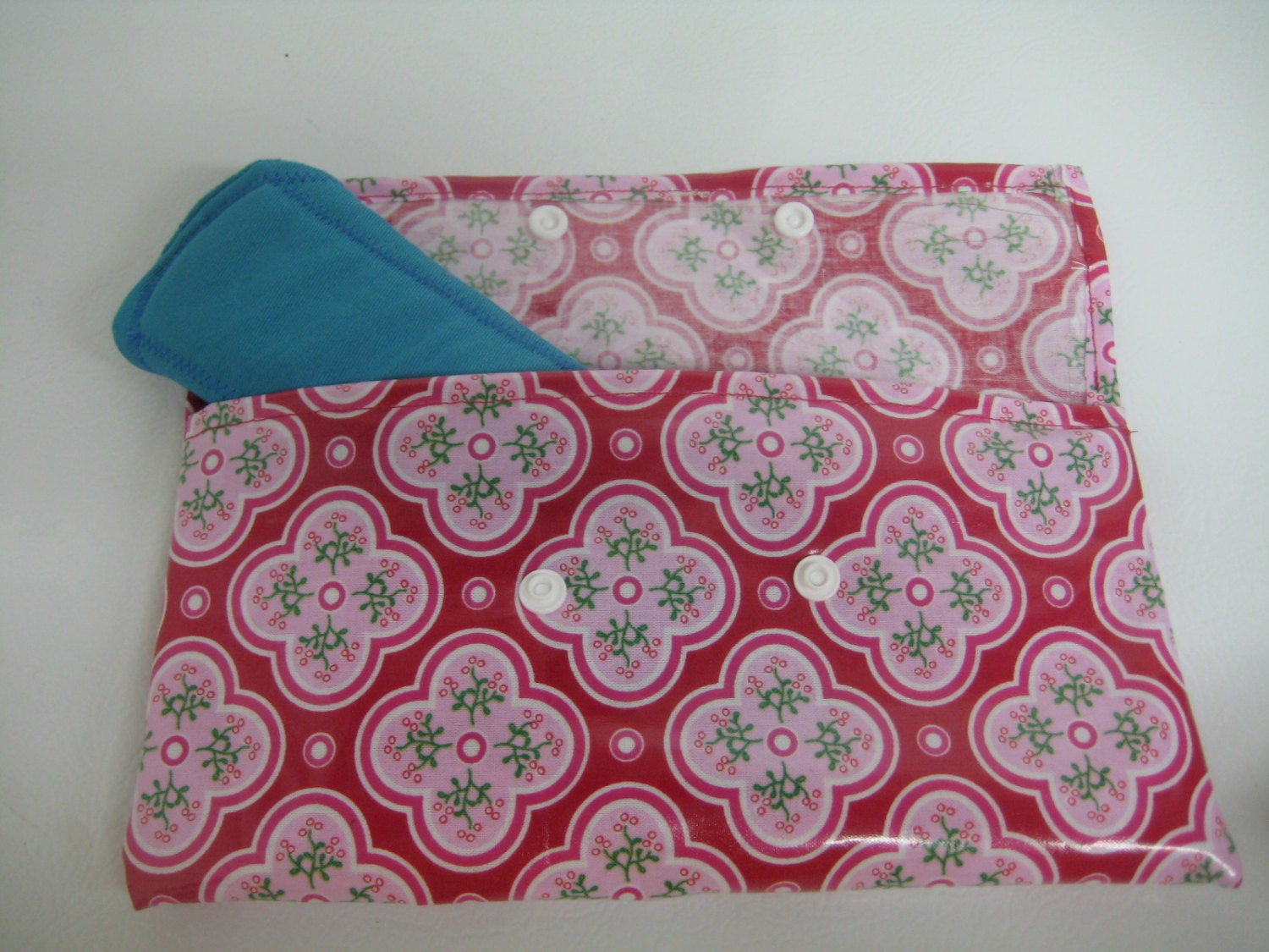 Red and Pink Wet Bag - Specially Designed for Cloth Menstrual Pads