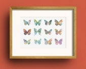 Butterflies No.2 - A5 Giclee Print