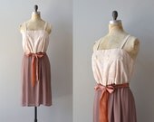 vintage 70s dress / chiffon 1970s dress / Nostalgic Remembrance dress